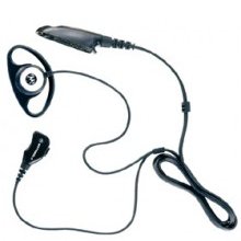 D-Shell Earpiece with PTT and Mic