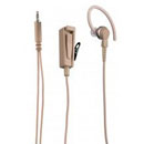 GP344 2 Wire Extra-loud Earpiece with Microphone & PTT Combined, 3.5mm Plug, Beige *