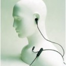 GP344 3 Wire Earpiece with Microphone & PTT Seperated 3.5mm Plug, Black *