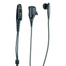 GP344 2 Wire Earbud with Microphone & PTT Combined