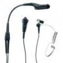 IMPRES 2-Wire Surveillance Kit with acoustic tube-Black