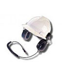 Receive only hard hat mount headset w/3.5mm R/A Plug