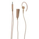 GP344 2 Wire Earpiece with Microphone & PTT Combined 3.5mm Plug, Beige *