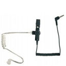 Receive only Earpiece with translucent tube and Eartip for remote speaker microphone
