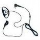 D-Shell Earpiece with PTT/Mic