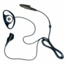 D-Shell Earpiece with PTT/Mic